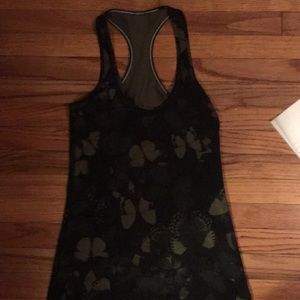 Tank top in butterfly pattern